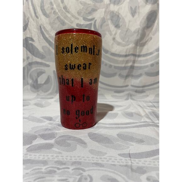 Harry Potter "I Solemnly Swear" Griffyndor 7" Touit Luxe Glitter Resin Reusable - Picture 1 of 10